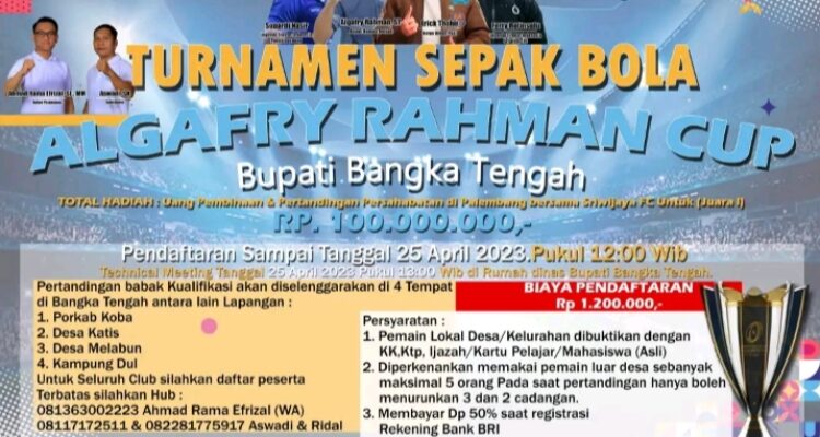 Turnamen Sepak Bola Algafry Rahman Cup 2023