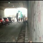 Antrean Kendaraan di Jalan Underpas Tanah Sareal.