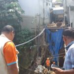 Pengurus RW Tinjau Pekerjaan Jembatan Warung Pala