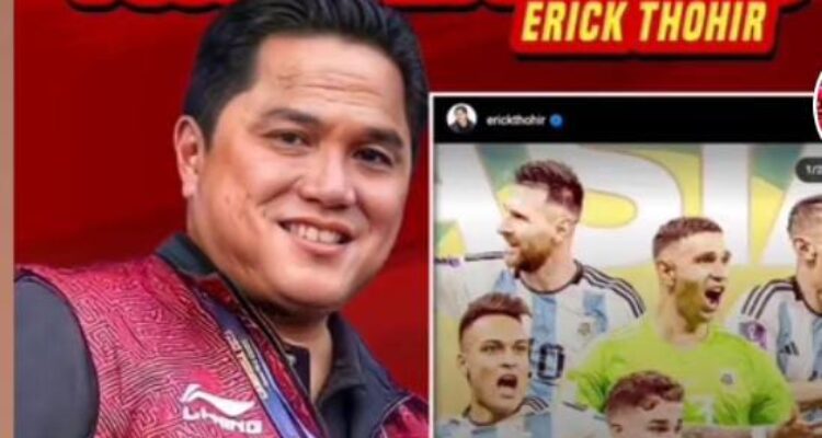 postingan terbaru Erick Thohir