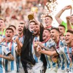 Timnas Argentina saat menjuari piala dunia di Qatar 2023