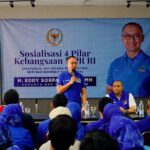 Sekjen PAN Eddy Soeparno, Memberikan Materi Tentang Empat Pilar.