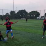 Laga Persahabatan Sepaka Bola Bogsel Lumpat.