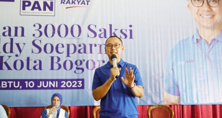 Eddy Soeparno, Berikan Pembekalan Relawan dan Saksi.