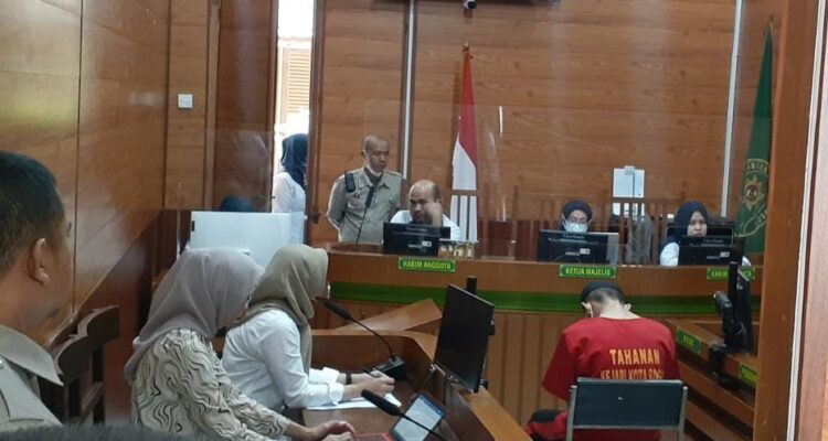 Terdakwa Tukul Pelaku Pembacokan SMK, di Persidangan Vonis 9 Tahun.