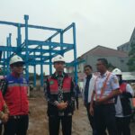 Wakil Walikota Bogor, Dedie A Rachim, Meninjau Pembangunan Sky Bridge