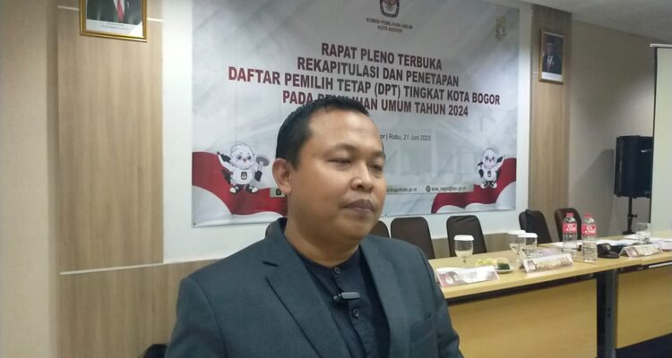 Ketua KPU Kota Bogor Samsudin.