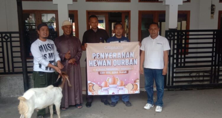 Citiplaza Bogor Bagikan Hewan Qurban Ke Pengurus DKM Setempat.