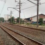 Lokasi Kejadian Pria Lanjut Usia Tertabrak Kereta Api.