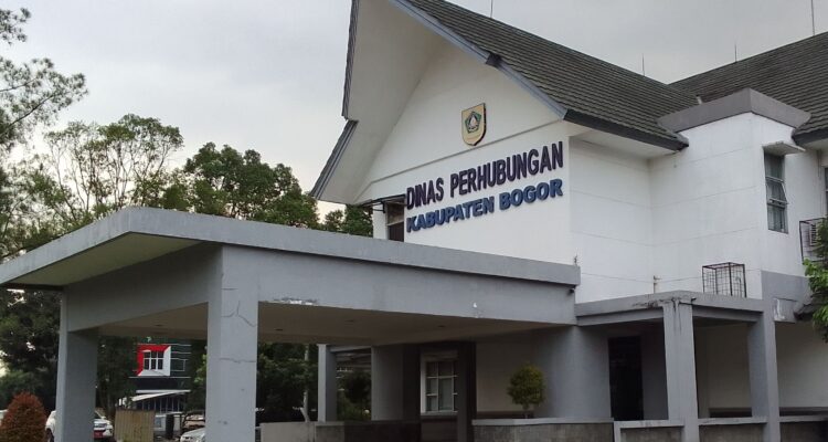 Kantor Dinas Perhubungan Kabupaten Bogor.