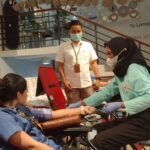 Duty Store Manager Hadimir, Meninjau Pelaksanaan Donor Darah.