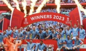 Screenshot_20230604-074855 Tim Manchester City Foto Bersama Usai Merebut Piala FA 2023.