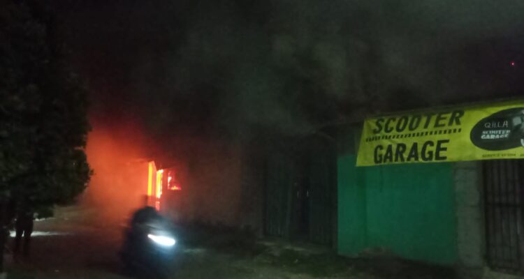 Lokasi Kejadian Kebakaran di Rumah Sakit Marzuki Mahdi