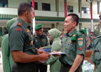 Kunjungan Kerja Danrem 061 Surya Kencana, Ingatkan Prajurit Untuk Netral Pada Pemilu 2024