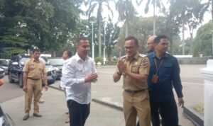 IMG-20230911-WA0162 Pj Gubernur Jawa Barat Bey Mahmudin disambut Walikota Bogor di Kantor Balaikota