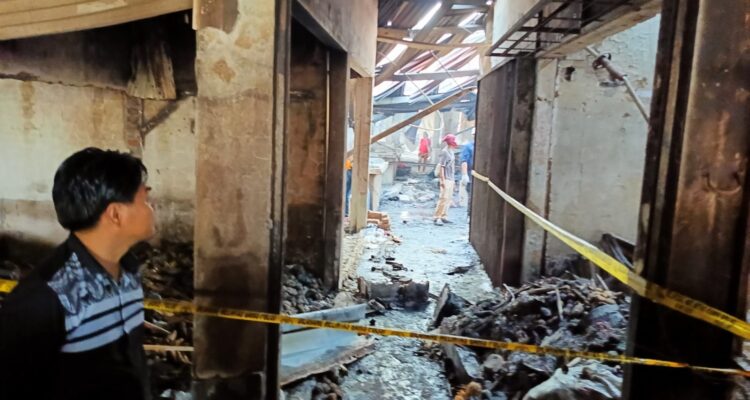 Lokasi Kebakaran Pasar Lewiliang, Kabupaten Bogor