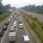 Suasana Tol Bogor arah Baranangsiang