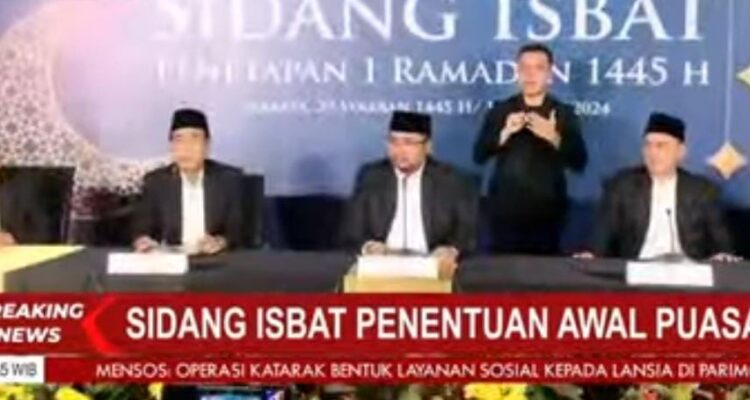 Kementerian Agama menggelar konferensi pers soal penetapan awal ramadan tahun 2024
