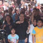 Bakal Calon Walikota Bogor Aji Jaya Saat menyapa warga Bondongan, Kecamatan Bogor Timur Kota Bogor