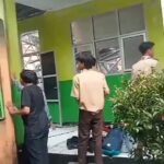 Tangkapan layar atap roboh di SMA 1 Ciampea Bogor