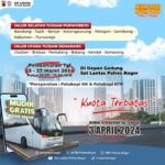 Buruan Daftar Polres Bogor adakan mudik gratis