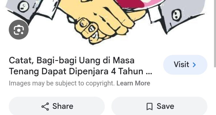 Ilustrasi Money Politik