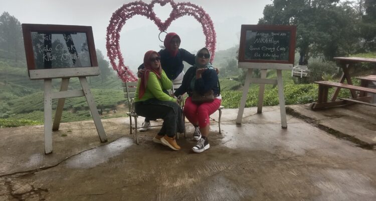 Pengunjung yang tengah berwisata di Agro Wisata Gunung Mas Puncak Bogor