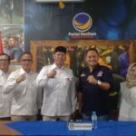 Gerindara, PKB dan Nasdem Melakukan Foto Bersama di kegiatan Safari politik