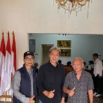 Dedie A Rachim saat berfoto bersama dengan DPD Projo Jawa Barat dan Kota Bogor