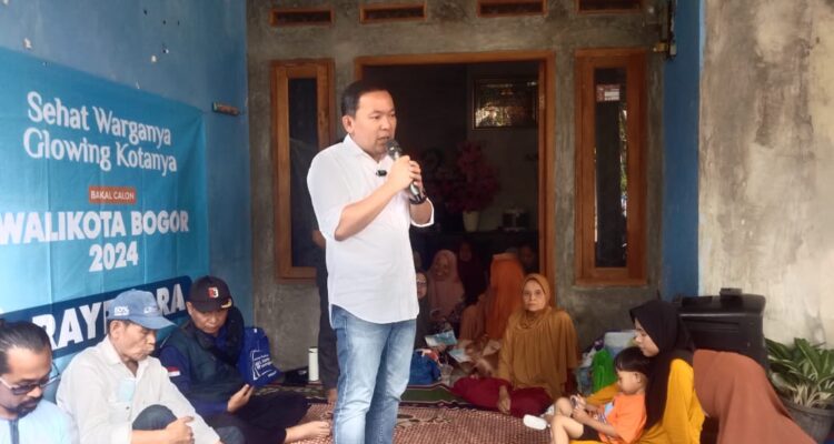 Dokter Rayendra di acara Ngariung Sehat bareng warga Kota Bogor.