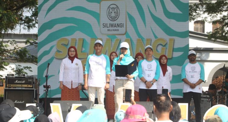 Siliwangi Sehat digelar Siliwangi Bolu Kukus dengan meriah di Kota Bogor.