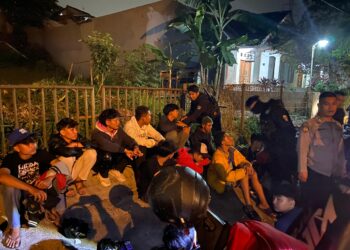 Rainmas Polresta Bogor Kota Ketika amankan 12 orang pelaku tawuran