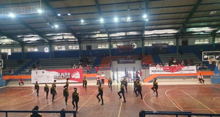 Salah satu sekolah yang menunjukan aksinya di lomba LKBB Kota Bogor