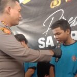 Kapolres Bogor, AKBP Rio bersama salah satu pelaku penembakan di Klapanunggal Bogor