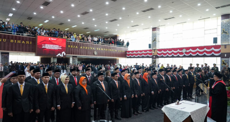 Pelantikan 50 anggota dprd kota bogor periode 2024-2029