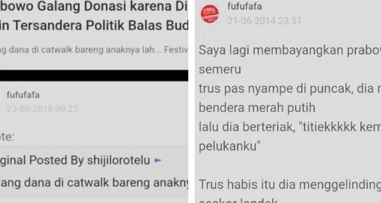 Akun Fufufafa yang tengah ramai di media sosial
