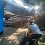 Renovasi toilet dan pembangunan septic tank baru di PWI Kota Bogor