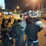 Anggota reskrim Polresta Bogor Kota saat melakukan patroli di Pasar Merdeka Bogor