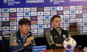 Konferensi pers Coach Shin dan Justin Hubner jelang pertandingan Timnas Indonesia Versus Indonesia yang akan digelar esok hari Selasa 10 September 2024