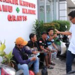 Calon wakil wali kota bogor nomor urut 5, Eka Maulana ketika temuin teman temannya di Layungsari