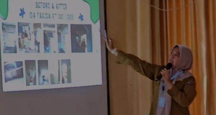 Paparan materi dilakukan oleh Kasi Kemasyrakatan Kelurahan Mekarwangi, Dewi Salamah, SH, MH,