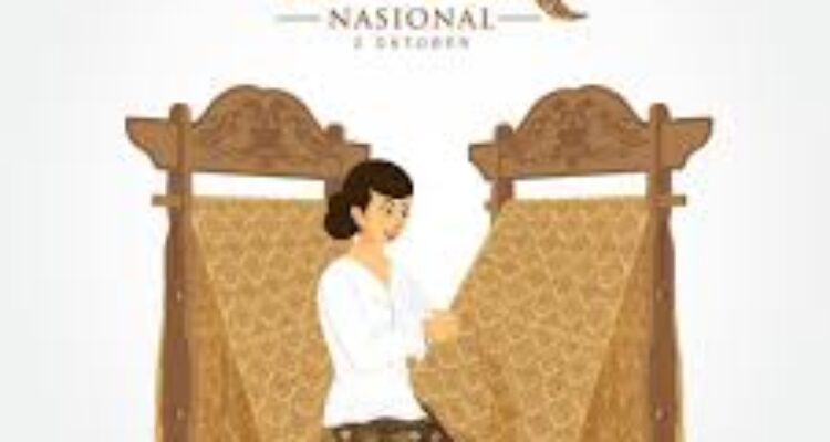 Ilustrasi hari batik nasional