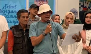 Deklarasi paguyuban pasar kebon kembang untuk pasangan calon nomor urut 5, Dokter Rayendra-Eka