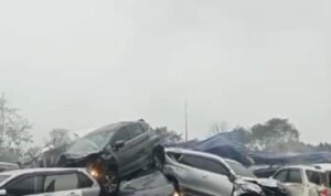 Kecalakaan beruntun di Tol Purbaleunyi, Purwarkata Senin 11 November 2024
