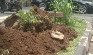 Lokasi terjadinya Kebocoran Gas di Jalan Ahmad Yani, Kecamatan Tanah Sareal Kota Bogor pada Selasa 12 November 2024.