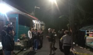 situasi penemuan granat di Pos Ronda di Kampung Sinar Wangi RT 01 Rw 06 Desa Sukajadi, Kecamatan Taman Sari Kota Bogor