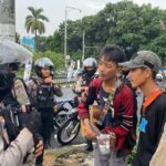 tim gabungan dari poloso, satpol PP dan dinsos melaksanakan kegiatan penertiban premanisme, pengamen, anak jalanan, dan obat-obatan terlarang di wilayah Kota Bogor, Sabtu (23/11/2024).