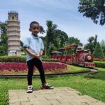 salah satu anak yang berwisata ke Mini Mania Puncak Bogor
