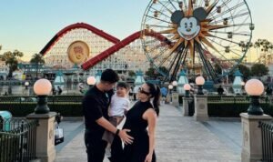 Nikita willy bersama anak dan suami saat berlibur ke Amerika