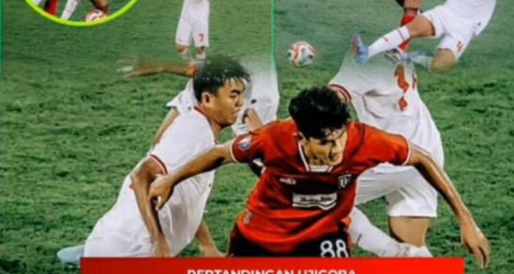 Pertandingan Uji Coba Timnas Indonesia dengan Bali United